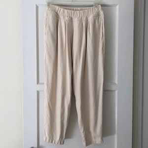 Black Crane Carpenter Pant In Cream